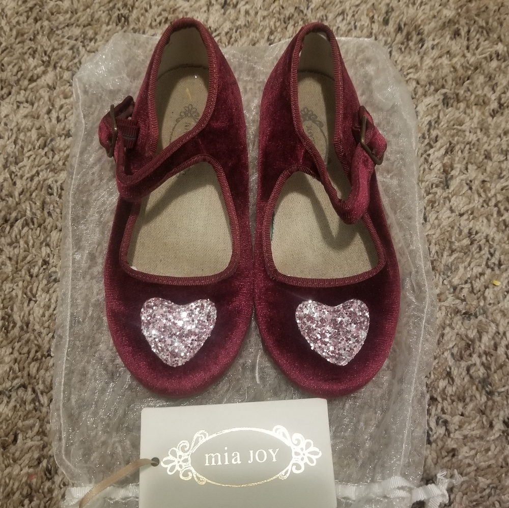 Mia Joy/Joyfolie Velvet Mary Janes